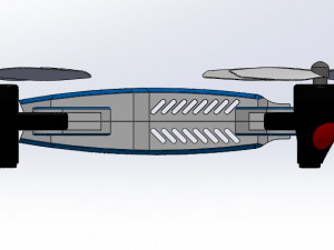 Quadcopter Drone V001 3D Print Model