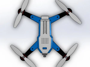 Quadcopter Drone V001 3D Print Model