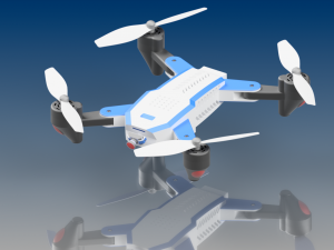 Quadcopter Drone V001 3D Print Model