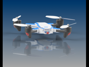 Quadcopter Drone V001 3D Print Model