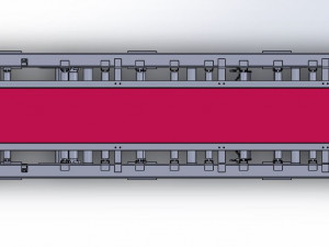 Flat belt conveyor Full scale model with all necessary components Modèle 3D