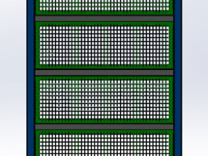 Bolts Free Shelving System Full scale Main Module 3D Model