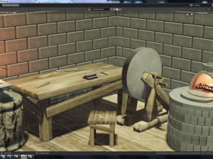 Anvil sword ingots hammer Modelo 3D