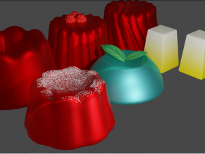 Jelly and Gelatine 3D Model