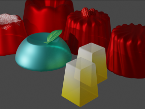 Jelly and Gelatine 3D Модель