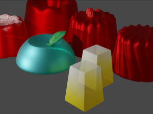 Jelly and Gelatine 3D Model