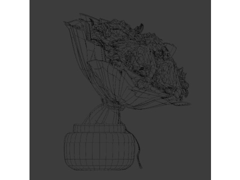 ROSES bouquet Modelo 3D
