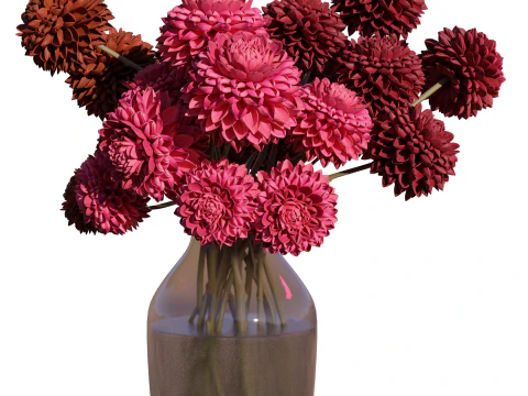 DAHLIA Bouquet 3D Model