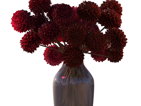 DAHLIA Bouquet 3D Модель
