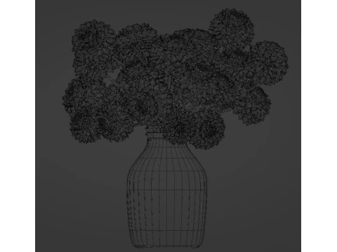 DAHLIA Bouquet 3D Model