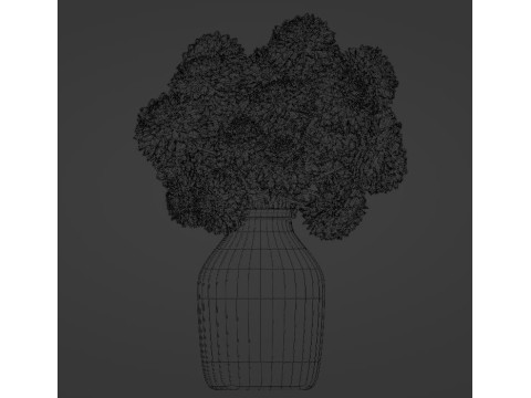 DAHLIA Bouquet 3D Модель