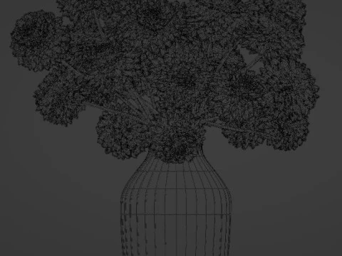 DAHLIA Bouquet 3D Model