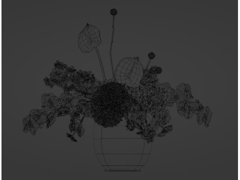 ORCHID Bouquet 3D Model