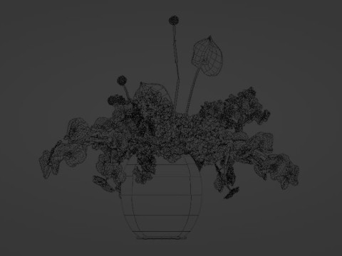 ORCHID Bouquet 3D Model