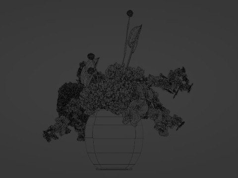 ORCHID Bouquet 3D Model