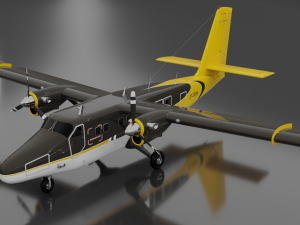 DHC-6 Twin Otter Model 3D