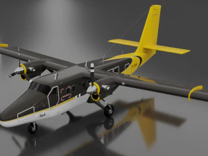 Lontra Gêmea DHC-6 Modelo 3D