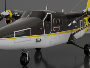 DHC-6 Twin Otter Modelo 3D