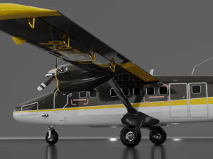 DHC-6 Twin Otter Modelo 3D