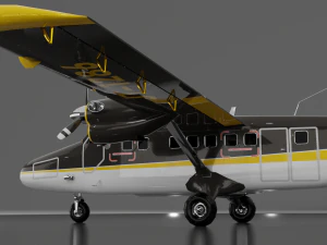 DHC-6 Twin Otter 3D Model