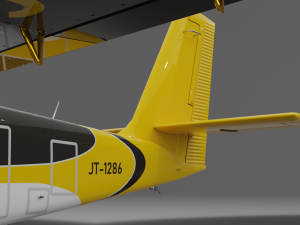 DHC-6 Twin Otter Modelo 3D
