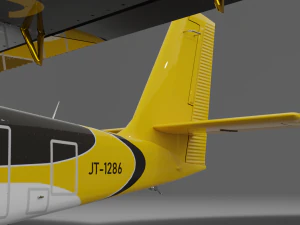 DHC-6 Twin Otter 3D Model
