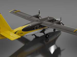DHC-6 Twin Otter Modelo 3D