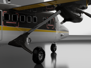 DHC-6 Twin Otter Modelo 3D