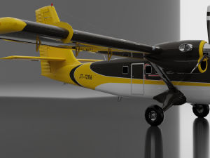 DHC-6 Twin Otter Modelo 3D