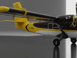 DHC-6 Twin Otter 3D Model