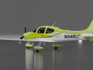 Cirrus SR22 - 8 colors included 3D Model