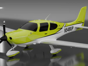 Cirrus SR22 - 8 colors included 3D Model