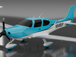 Cirrus SR22 - 8 colors included Model 3D