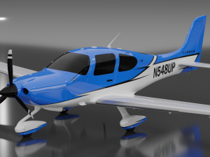 Cirrus SR22 - 8 colors included Model 3D