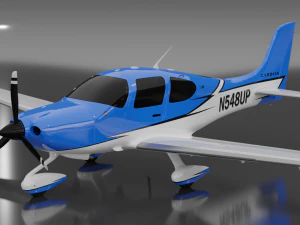 Cirrus SR22 - 8 colors included 3D Model