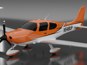 Cirrus SR22 - 8 colors included Model 3D