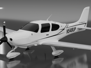 Cirrus SR22 - 8 colors included Model 3D