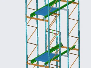 Cremagliera Modello 3D