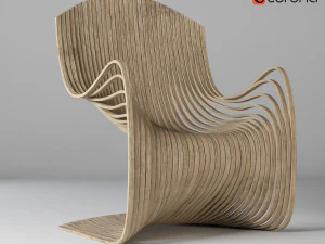 파라메트릭 의자 3D 모델