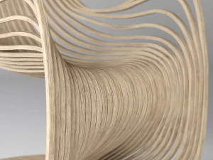 Parametric chair 3D Model