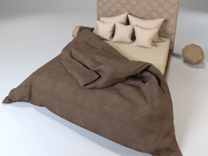 M Bed 3D 模型