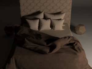 M Bed 3D 模型