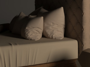 M Bed 3D 模型