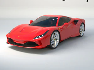 Ferrari F8 Tributo 2022 3D Model