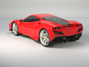 Ferrari F8 Tributo 2022 3D 模型