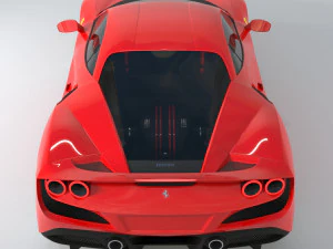 Ferrari F8 Tributo 2022 3D Model