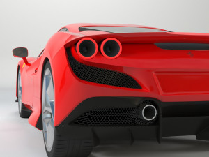 Ferrari F8 Tributo 2022 3D 模型
