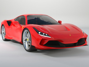 Ferrari F8 Tributo 2022 3D 模型