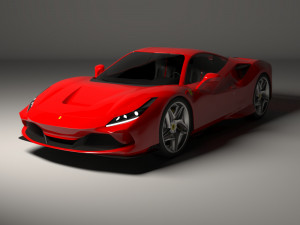 Ferrari F8 Tributo 2022 3D 模型