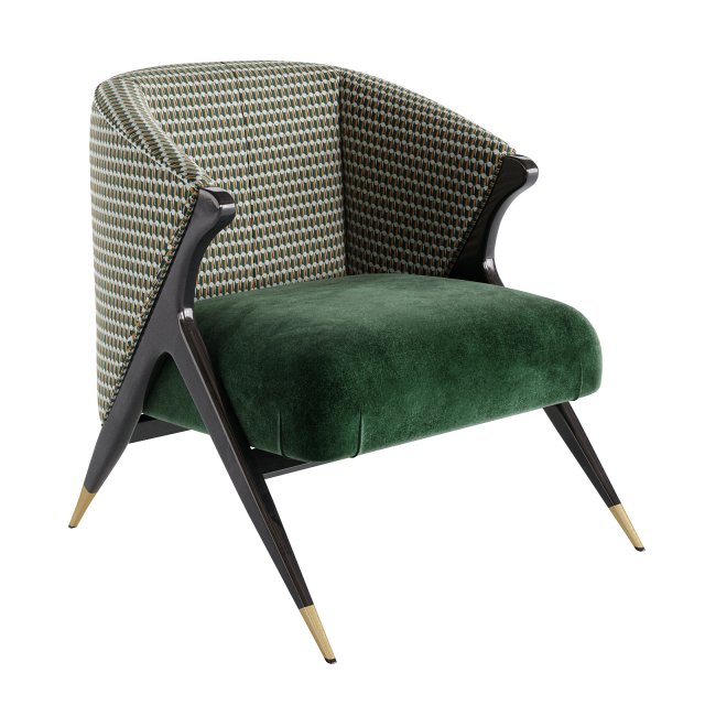 Kelheim-Armchair 3D Model .c4d .max .obj .3ds .fbx .stl .blend 